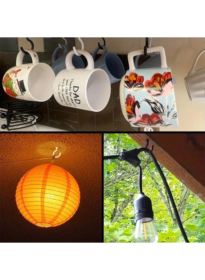 40pcs 2.9 Inch Vinyl Coated Ceiling Hooks For Lamp String Plant Clothes Indoor Outdoor Use - Image 5