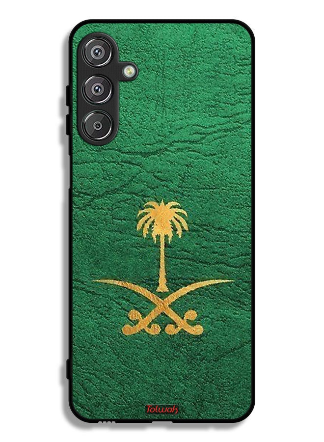 Tolwak Samsung Galaxy A16 5G Protective Case Cover Kingdom Of Saudi Arabia Sign On Leather - Image 1