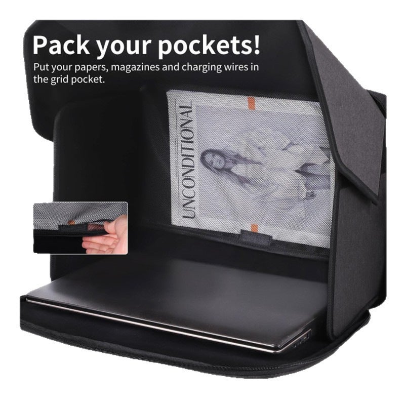 Laptop Privacy Screen Cover Computer Sunshade Bag Foldable Laptop Light Shield Outdoor Working - Image 2
