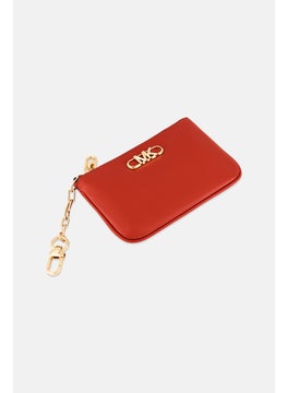 Michael Kors Women Brand Logo Leather Wallets 9 H x 14 L x 1 W, Deep Orange  - Image 3