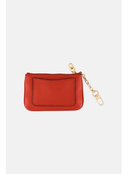 Michael Kors Women Brand Logo Leather Wallets 9 H x 14 L x 1 W, Deep Orange  - Image 2