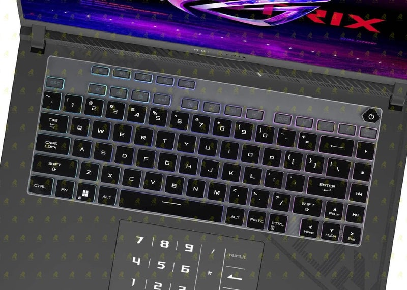RAYA Silicone Keyboard Cover for 2023/2024 ASUS ROG Strix G16 and ASUS ROG Strix Scar 16 Gaming Laptops (Black) - Image 3