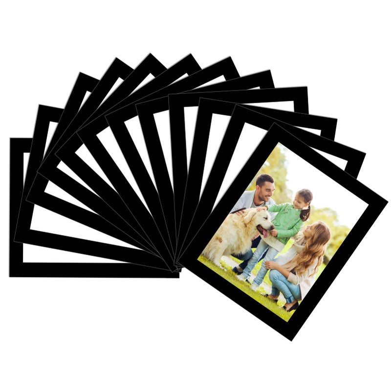 STTMGN Magnetic Picture Frames with Black Border(2.5"X3.5",12 Pack),Mini Wallet Size Magnet Photo Sleeves Pockets/Holder,Decorations for Home/Office/School/Classroom/Party - Image 1