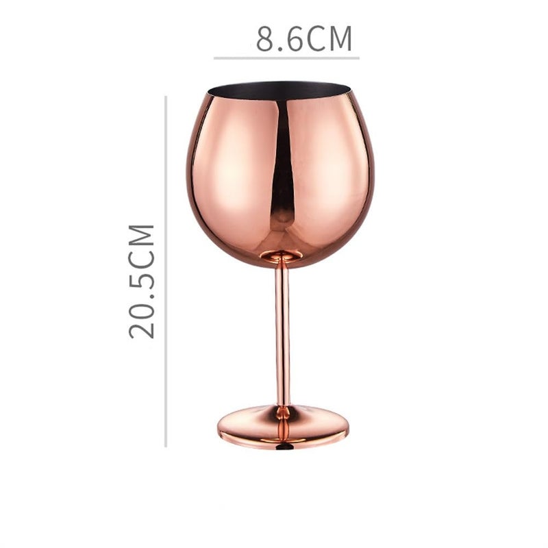 Verres À Vin En Métal Verre à vin créatif en métal de grande capacité for bar et restaurant(Colour 2,20.5x8.6cm) - Image 4