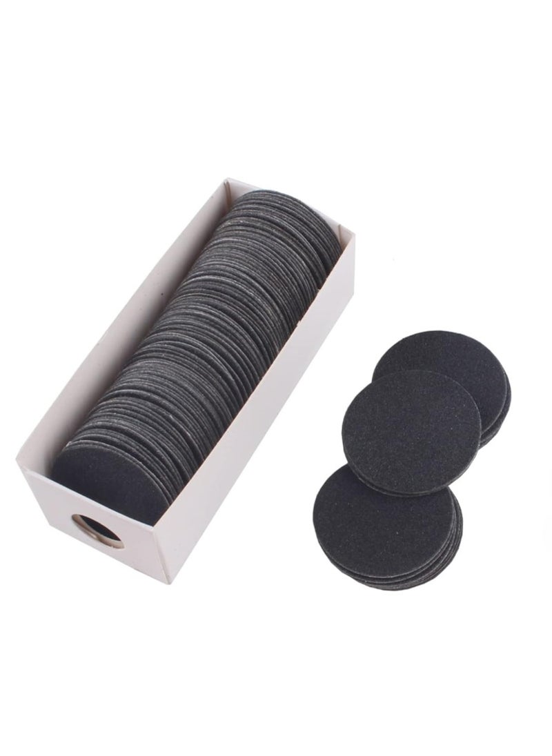 globalstar Globalstar Pedicure Sandpaper Disc Kit - 100pcs Sandpaper Discs & 1 Metal Drill Bit, 3/32 Shank for Electric Foot File, Dead Skin & Callus Removal, #150 Grit  - Image 1