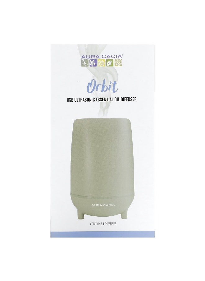 Aura Cacia Aura Cacia, Orbit, USB Ultrasonic Essential Oil Diffuser, 1 Count  - Image 1