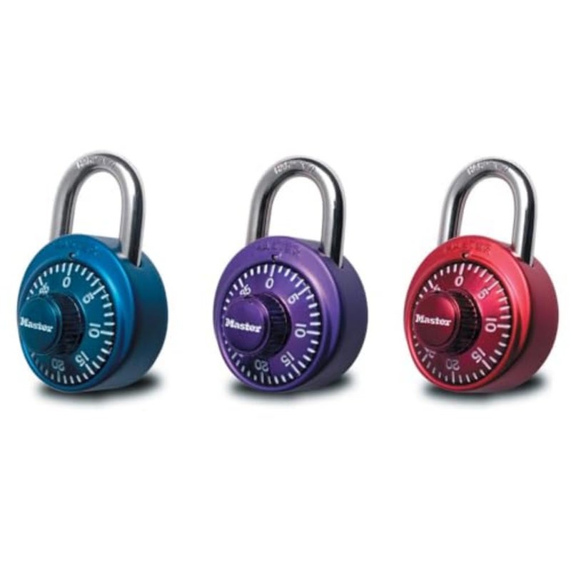 Master Lock Master Lock 1530DCM Locker Lock Combination Padlock, 1 count (Pack of 1) Colors may vary  - Image 1