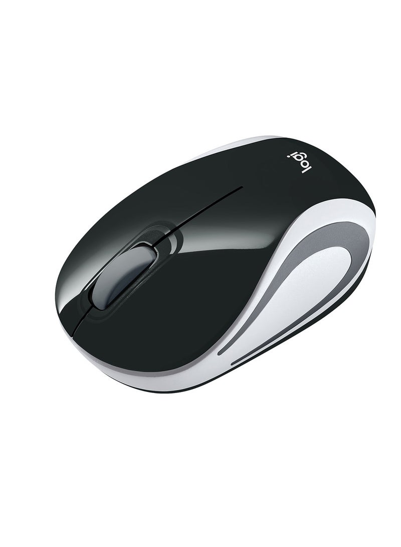 Logitech M187 Ultra Portable Wireless Mouse, 2.4 GHz With USB Receiver, 1000 DPI Optical Tracking, 3-Buttons, PC / Mac / Laptop Black - Image 4