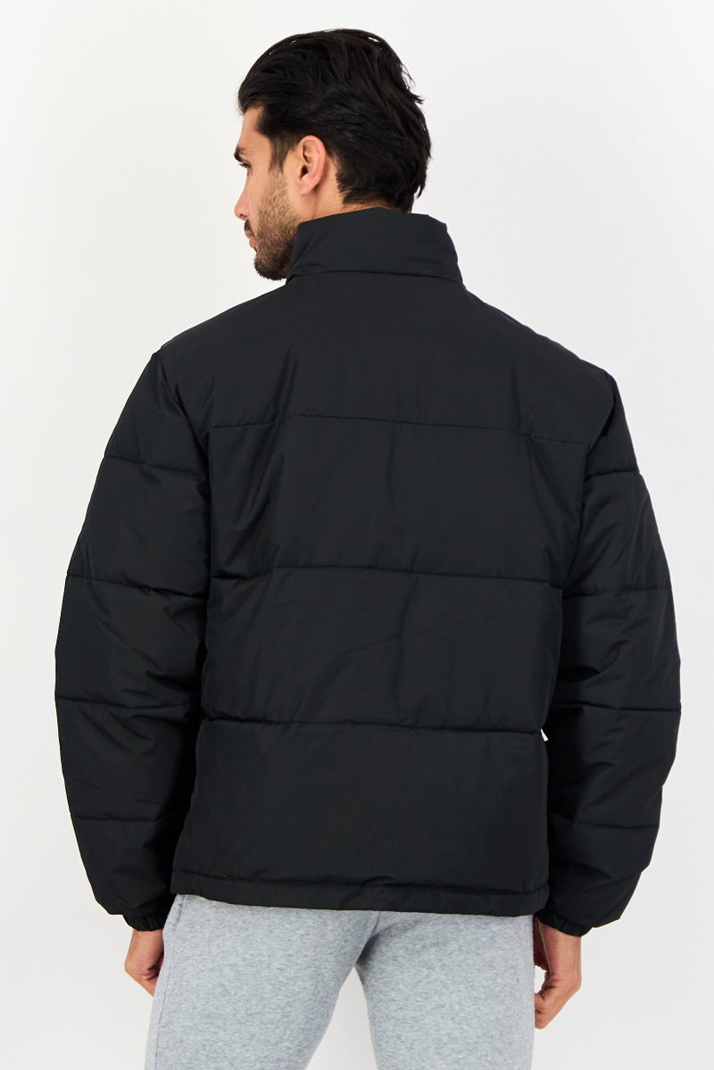 Hummel Men Sportswear Fit Long Sleeve Outdoor Bomber Jacket, Black - Image 2