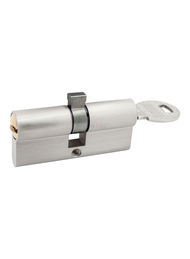 درافل أسطوانة قفل باب دورافيل 70 مم مع 5 مفاتيح كمبيوتر، قفل مقاوم للصدأ، مناسب للأبواب الخشبية والألمنيوم. - Image 3