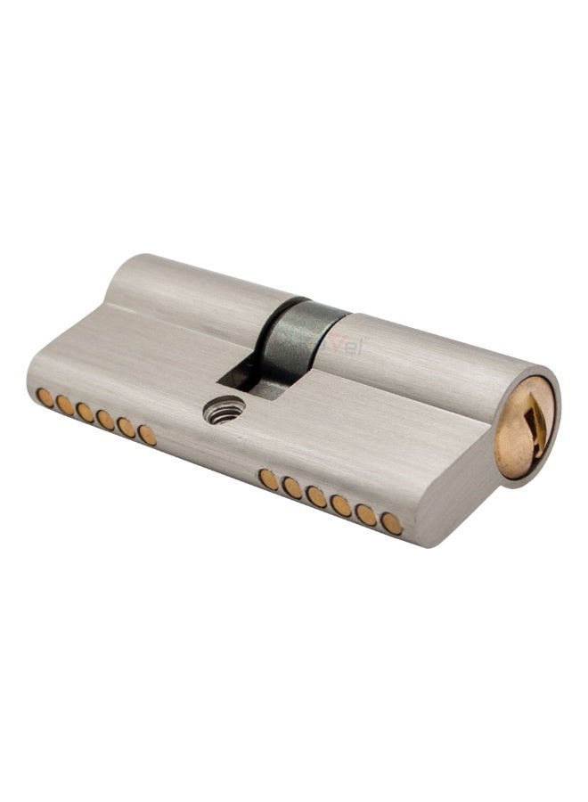 درافل أسطوانة قفل باب دورافيل 70 مم مع 5 مفاتيح كمبيوتر، قفل مقاوم للصدأ، مناسب للأبواب الخشبية والألمنيوم. - Image 4