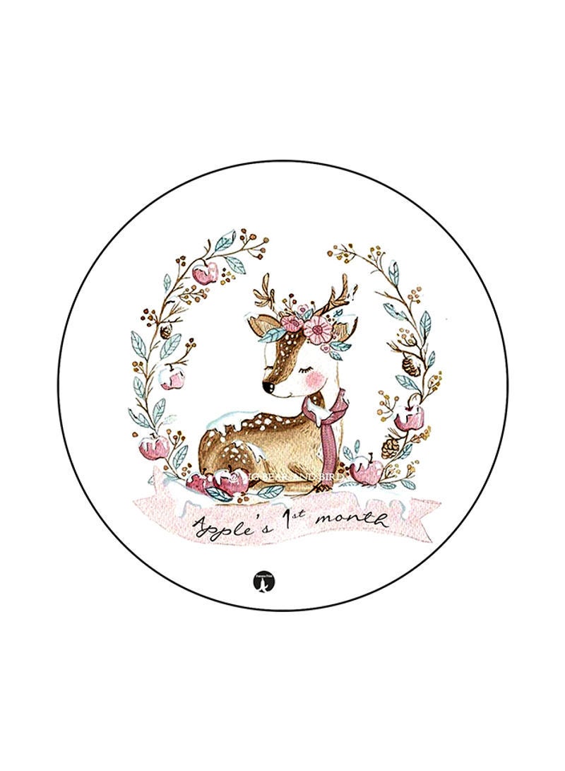 RKN Deer Printed Mouse Pad Multicolour
