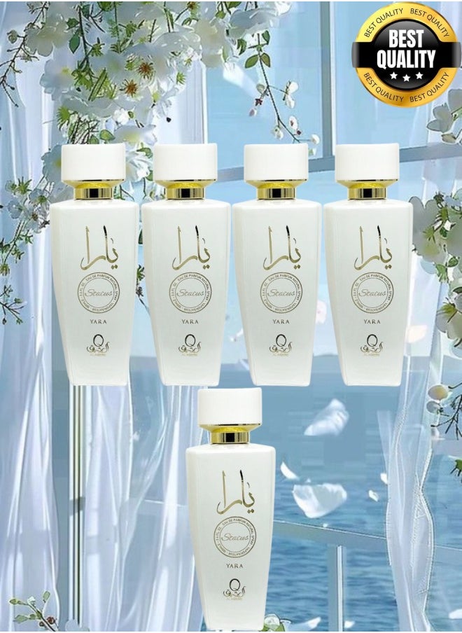 Yara - 5 Pieces Yara Status Al Aqeeq Perfume EDP 100ML - Image 1