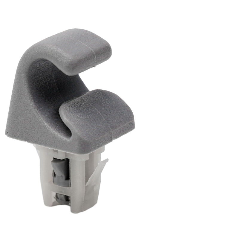 Universal Sun Visor Clip Hook 2 Pack Plastic Grey For 2001 2012 Models - Image 2