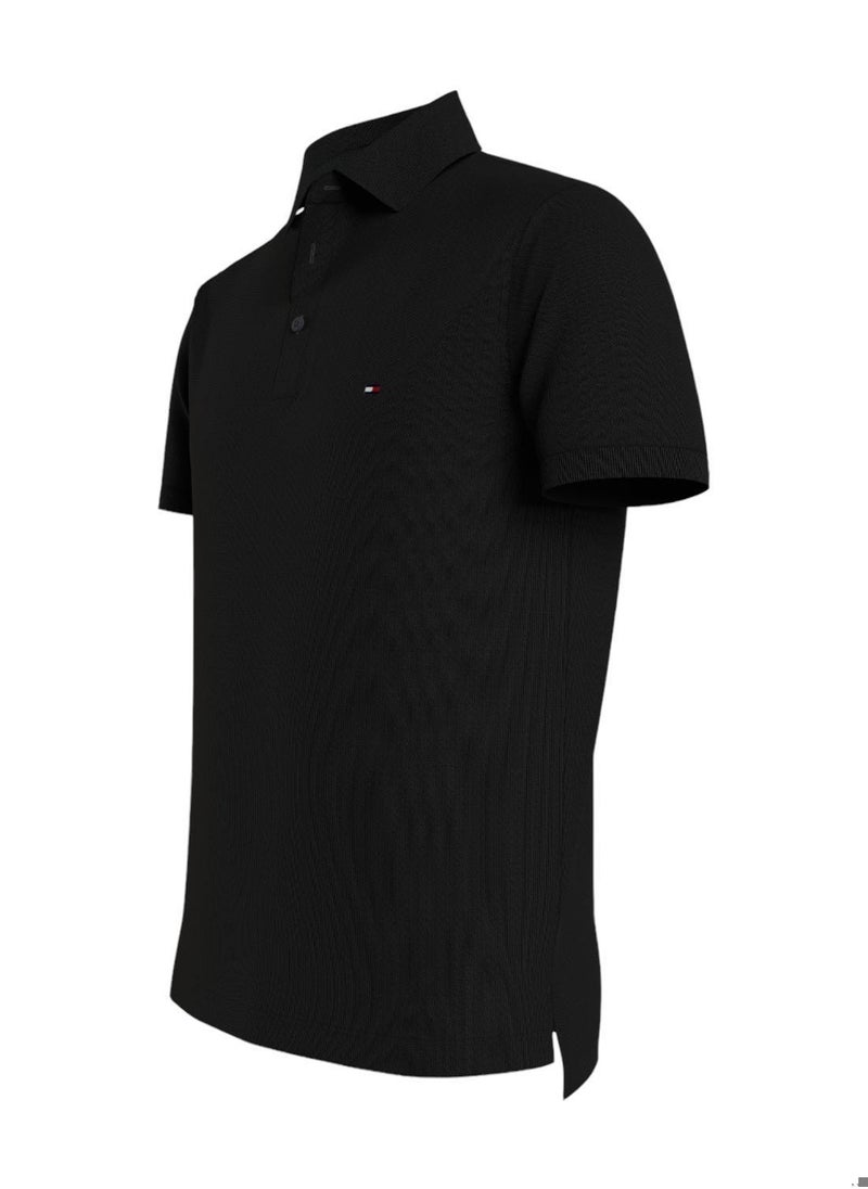 Men's Short Sleeved Polo Shirt - Cotton, Black - pzsku/Z6BBDF01EBAB24EE67805Z/45/_/1735542158/b028b359-b954-42ef-93c9-d2a951ba4608