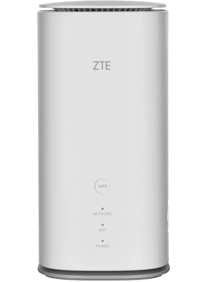 ZTE 5G CPE Router MC888 Pro | Unlocked Global Version | Dual-Band WiFi 6 (5400Mbps) | Indoor SIM Card Router with Gigabit Ports & Mesh Support – White  - Image 1