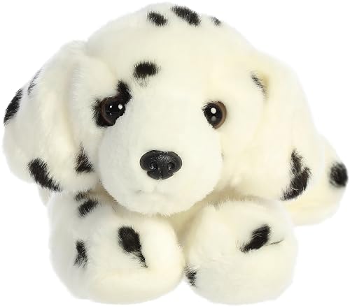 Aurora® Adorable Flopsie™ Domino™ Stuffed Animal - Playful Ease - Timeless Companions - White 12 Inches - Image 3