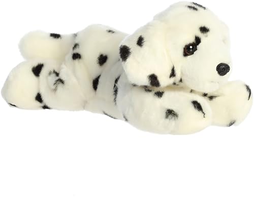 Aurora® Adorable Flopsie™ Domino™ Stuffed Animal - Playful Ease - Timeless Companions - White 12 Inches - Image 1