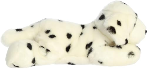 Aurora® Adorable Flopsie™ Domino™ Stuffed Animal - Playful Ease - Timeless Companions - White 12 Inches - Image 2