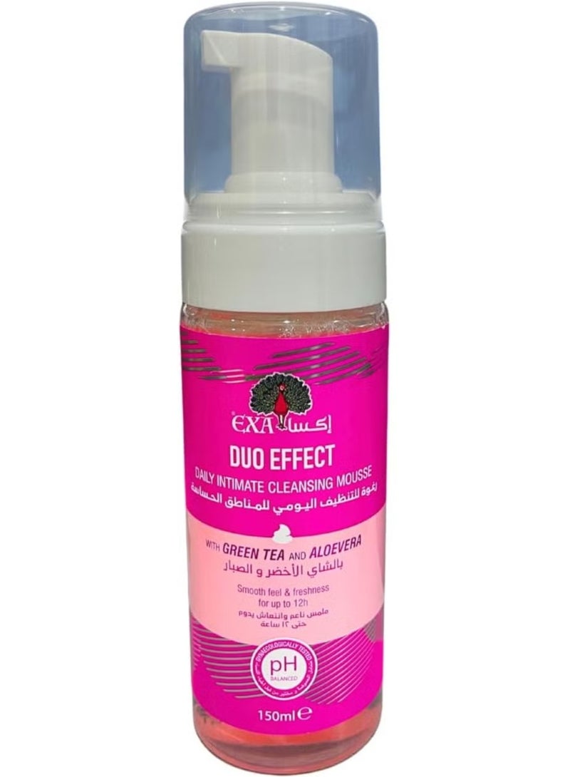 EXA Daily Intimate Cleansing Mousse With Green Tea And Aloe Vera 150ml
