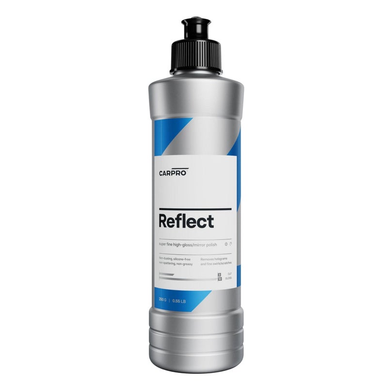 CARPRO Reflect High Gloss Finishing Polish - Reflective & Glossy Finish Without Durable Fillers, Silicones, Waxes, Polymers, or Teflon - Body Shop Safe, No Dusting. Rotary & Dual Action - 250ml (8oz) - Image 1