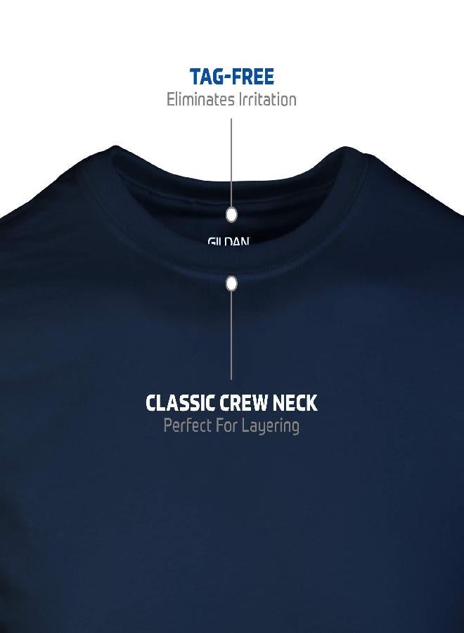 Gildan Gildan Men's Crew T-Shirts, Multipack, Style G1100, Navy/Charcoal/Cardinal Red (5-Pack), 2X-Large  - Image 2