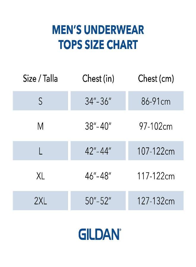 Gildan Gildan Men's Crew T-Shirts, Multipack, Style G1100, Navy/Charcoal/Cardinal Red (5-Pack), 2X-Large  - Image 3