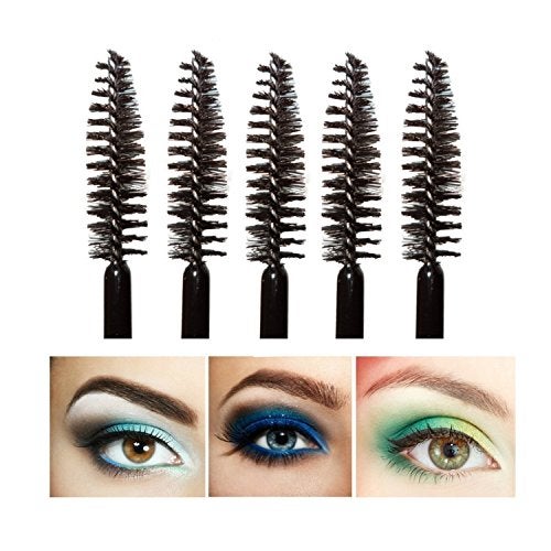 G2PLUS 100PCS Disposable Eyelash Brushes, Adjustable Mascara Wands Makeup Applicator Kits, Eyelash Spoolies Brushes for Eyelash Extensions and Eyebrows (Black) - Image 5