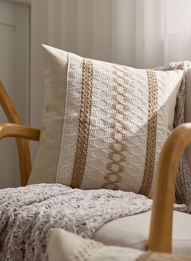 2 Pcs 45 x 45cm Boho Throw Pillow Covers Decorative Geometric Modern Pattern Pillow Cushion Case for Couch Bedroom Living Room Sofa  - Image 5