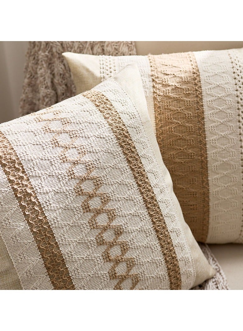 2 Pcs 45 x 45cm Boho Throw Pillow Covers Decorative Geometric Modern Pattern Pillow Cushion Case for Couch Bedroom Living Room Sofa  - Image 4
