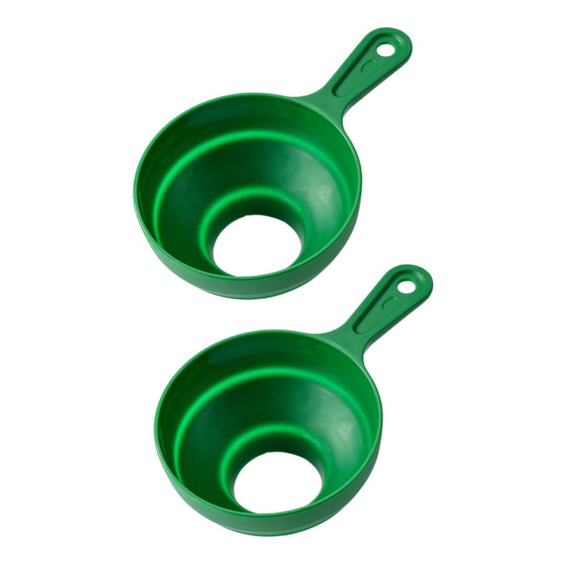 2Pcs Collapsible Kitchen Funnels Odorless Oil Resistant For Liquid Transfer - Image 1