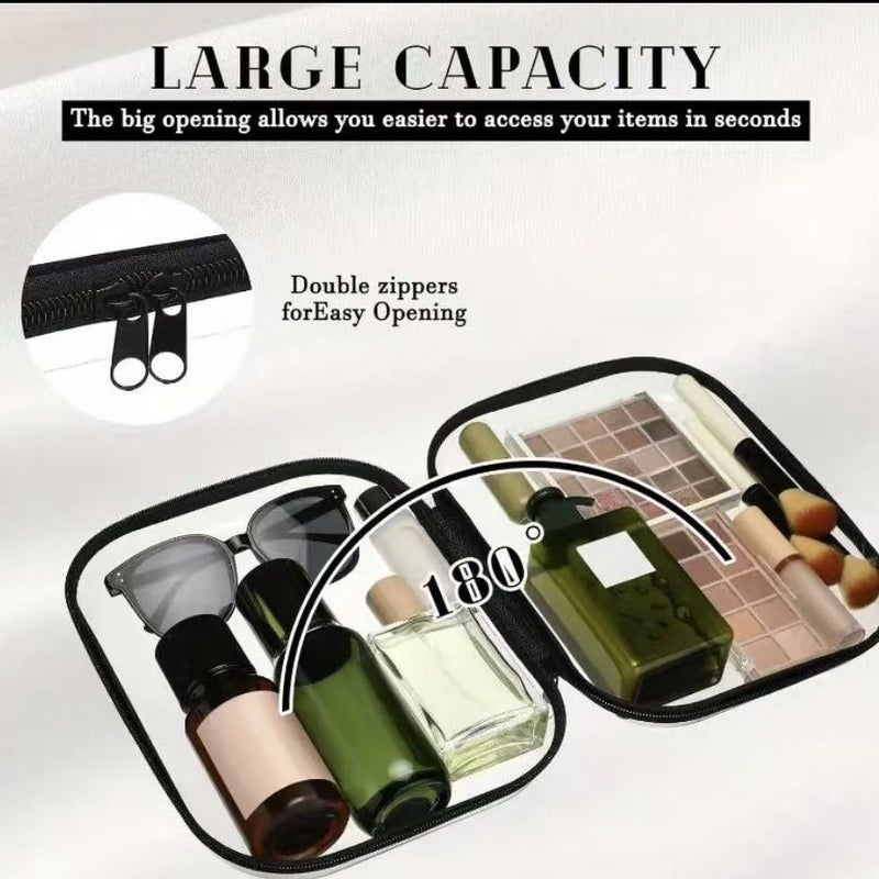 Clear Zippered Hard Shell Packing Organizer Set - Image 2