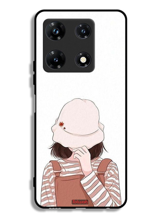 Tolwak Infinix Note 30 Pro Protective Case Cover Hide Face By Hat - Image 1