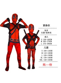 Generic Halloween Childrens Samurai Spandex Costume X-Men Deadpool 2 Deadpool Costume Stage Performance Clothing Unique Special Purpose Classic  - Image 4