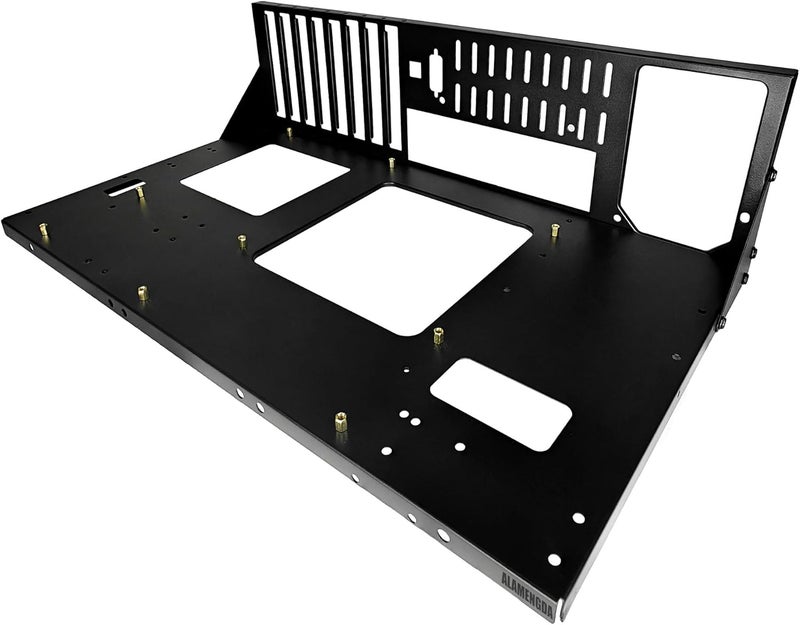DIY Pc Test Bench, Open Chassis Case Rack for ATX/M-ATX/ITX Motherboards,Widely Body Heat Dissipation Design Open Air Pc Case, SSD Motherboards Accessories (2 Pcs) - Image 2