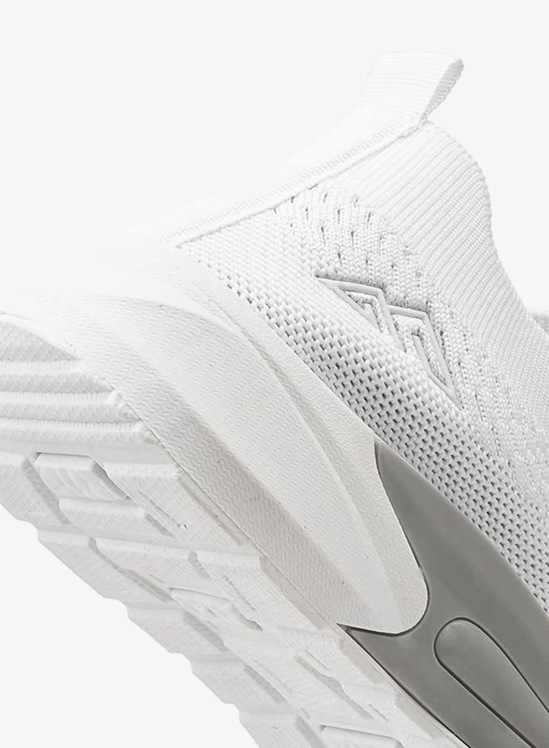 Oaklan by Shoexpress WHITE Textured Slip-On Sports Shoes With Pull Tab for Women | Best Price UAE