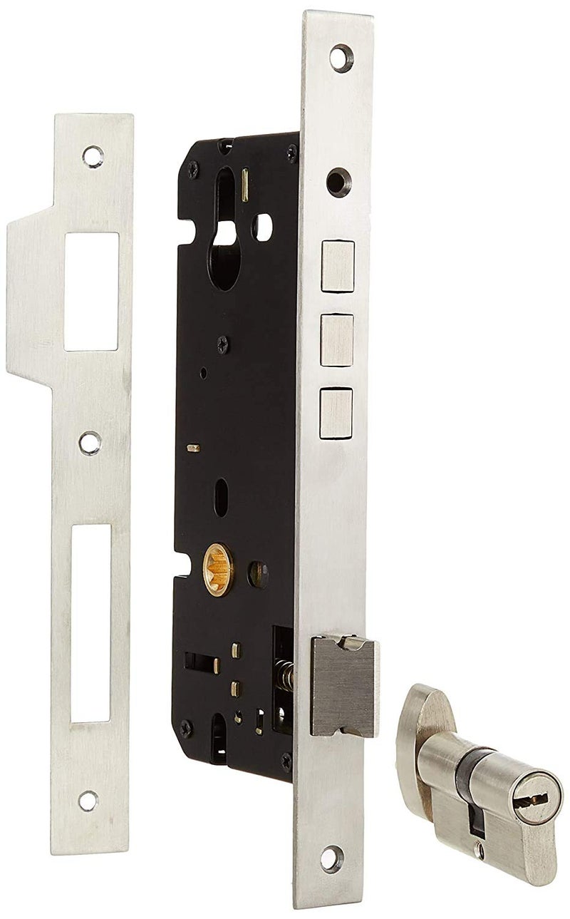 Aquieen Aquieen MH502 Malleable Mortise Handle Set Chrome  - Image 3