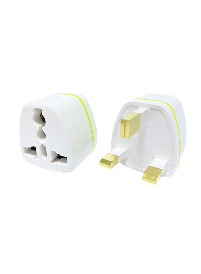 5 Socket Travel Adapter WD7S UK Plug To Universal US/EU/UK/AU Socket Adapter White - Image 2