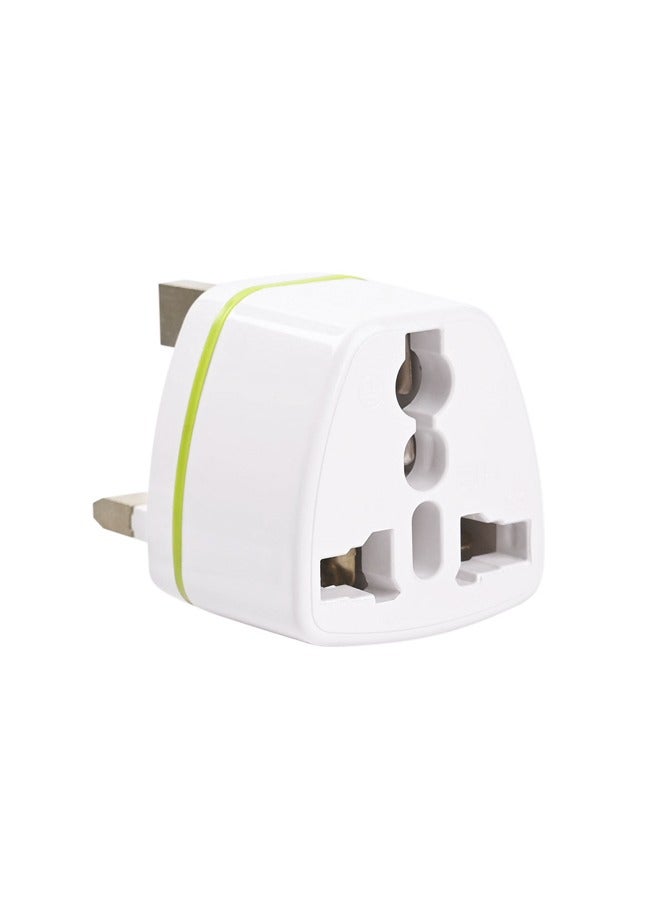 5 Socket Travel Adapter WD7S UK Plug To Universal US/EU/UK/AU Socket Adapter White - Image 3