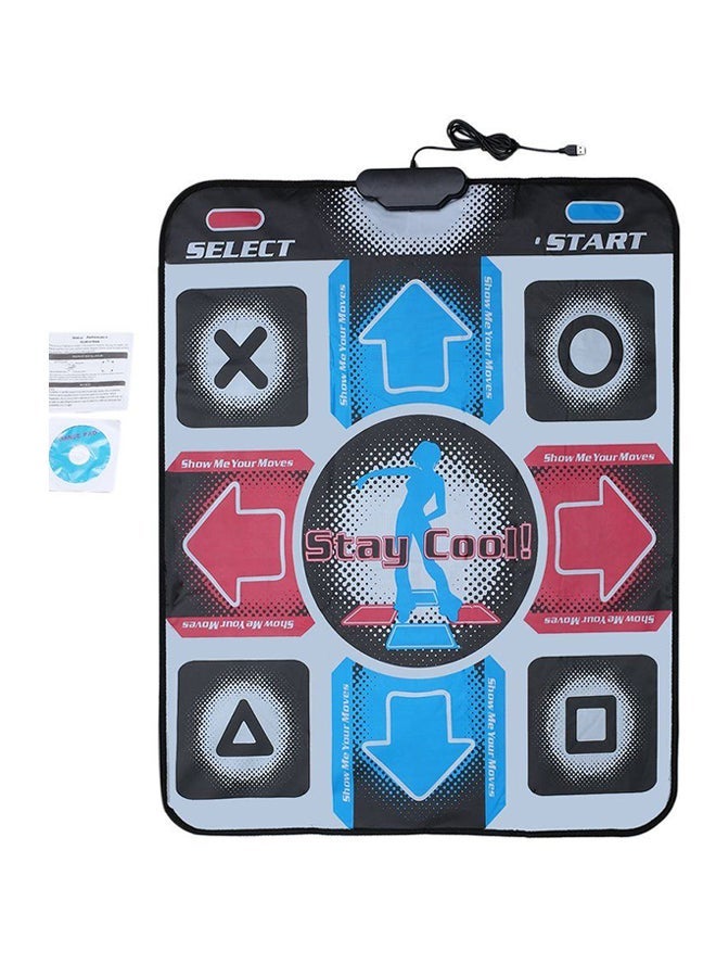 NIBEMINENT Non-Slip Dancing Step Dance Mat Pad Multicolour 310x290mm - Image 3