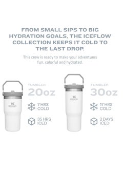 Stanley Stanley IceFlow Stainless Steel Tumbler - Vacuum Insulated Water Bottle for Home, Office or Car Reusable Cup with Straw Leak Resistant Flip Cold for 12 Hours or Iced for 2 Days, Black, 30OZ  - Image 5