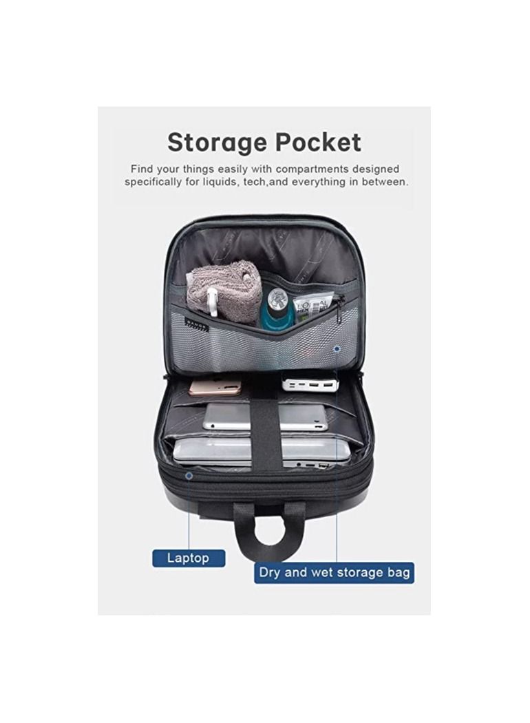 BANGE Travel Laptop Backpack Business Anti-Theft Slim Durable Laptops Backpack with USB Charging Port for 17.3 inch laptop Gifts for Men & Women Water-Resistant College School Computer Bag Bange. - Image 4