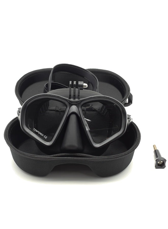MUMO Adult Snorkeling Mask, Swimming Goggles, Waterproof and Leak Proof Nose Cover Diving Mask, 180 ° Panoramic Snorkeling Mask with Camera Mount - Image 2
