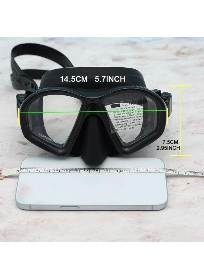 MUMO Adult Snorkeling Mask, Swimming Goggles, Waterproof and Leak Proof Nose Cover Diving Mask, 180 ° Panoramic Snorkeling Mask with Camera Mount - Image 5