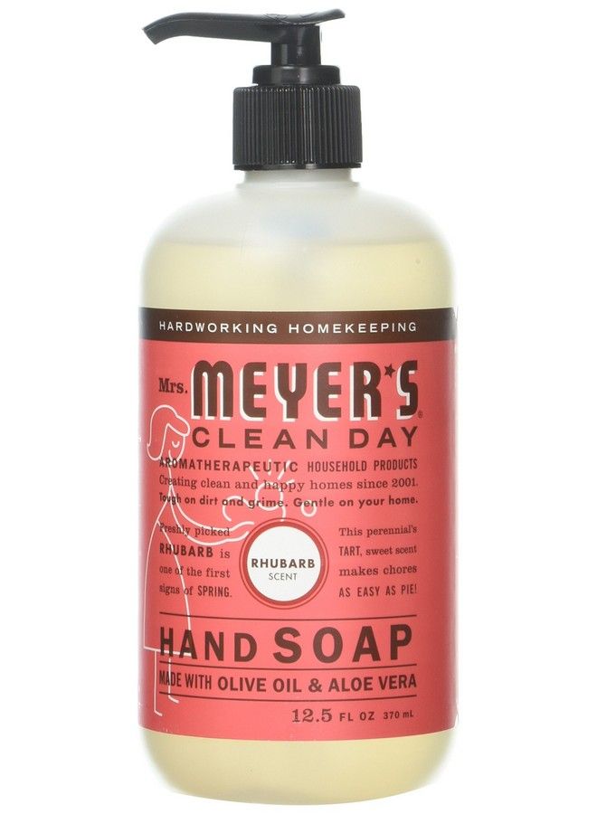 Mrs. Meyer's Clean Day صابون اليدين من السيدة مايرز برائحة الراوند، 12.5 أونصة (370 مل) (عبوة من 6 قطع) - Image 2