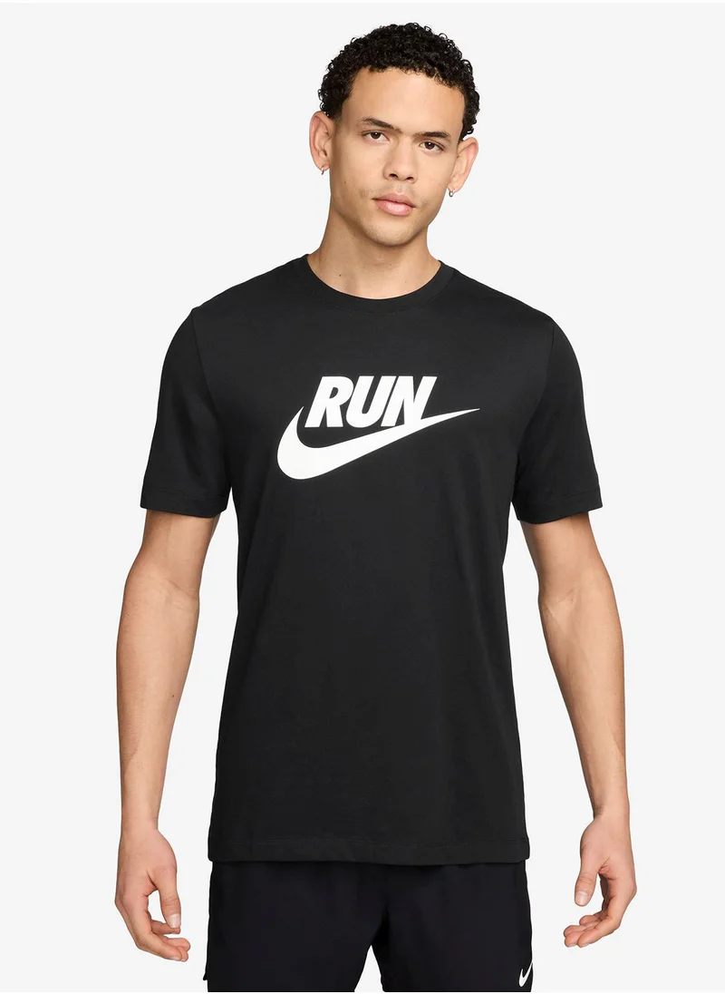 نايكي Dri-Fit Running Swoosh T-Shirt