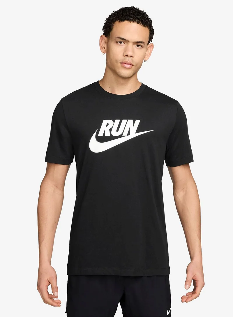 Nike Dri-Fit Running Swoosh T-Shirt