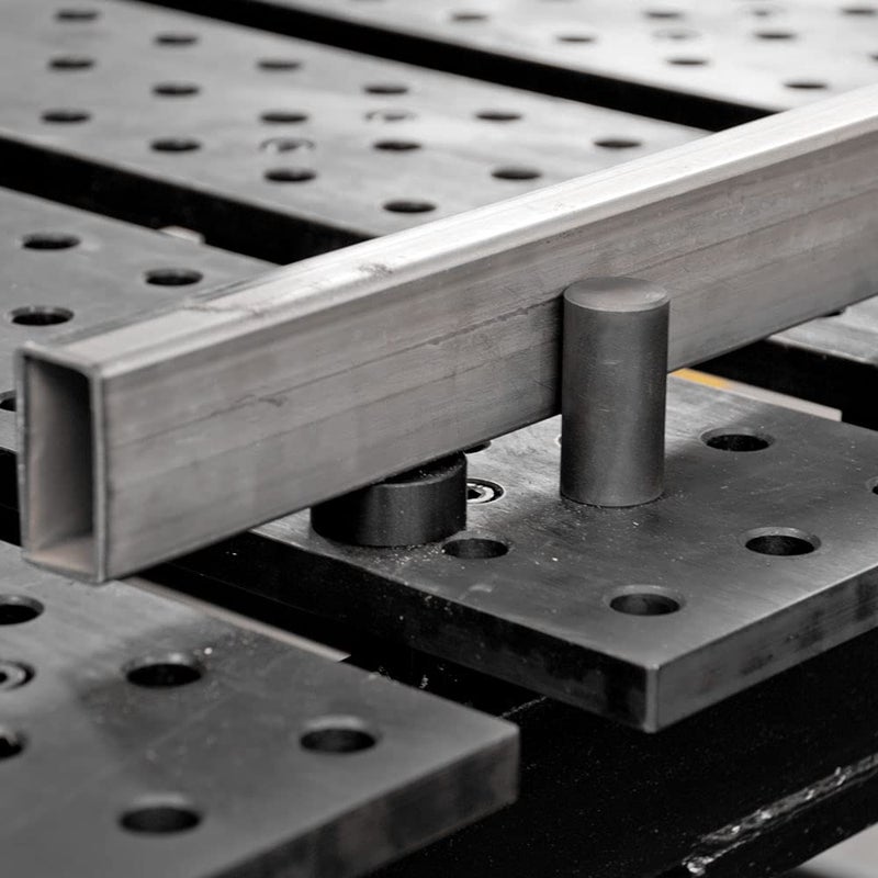 Buildpro  2 Inch Stop  5/8 Bottom Diameter  1"" Top Diameter  For Buildpro Tables  T54205 Black - Image 2