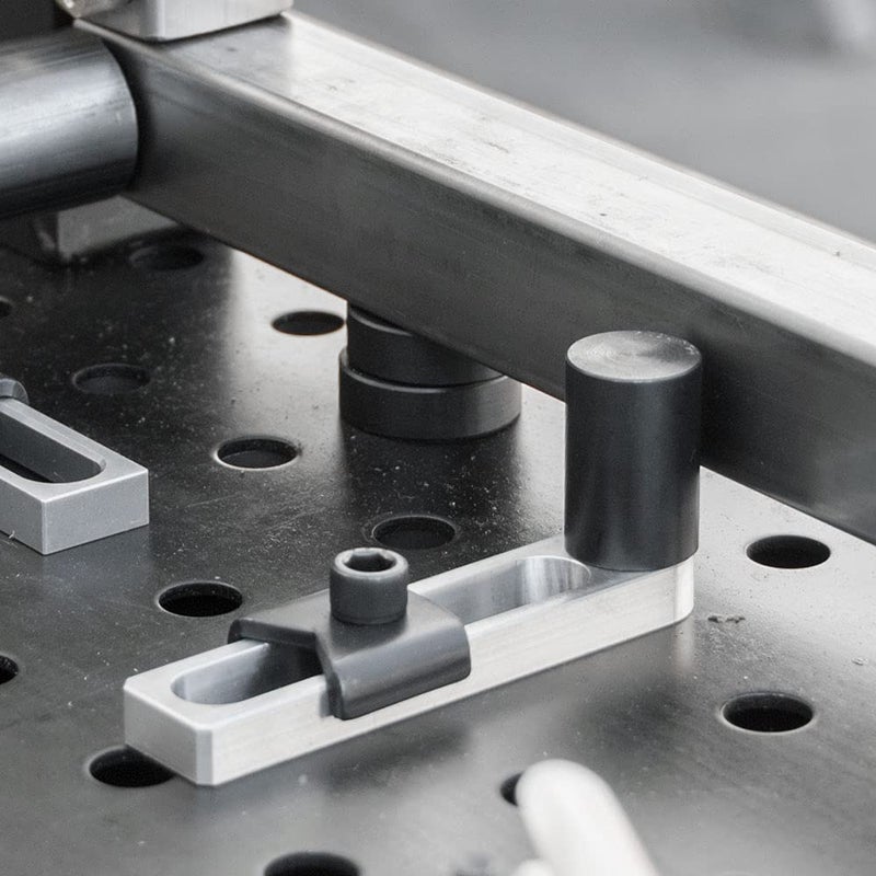 Buildpro  2 Inch Stop  5/8 Bottom Diameter  1"" Top Diameter  For Buildpro Tables  T54205 Black - Image 3