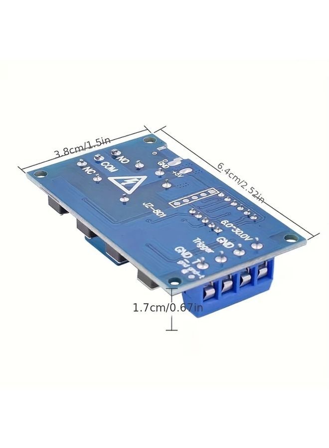 وحدة تتابع مؤقت قابلة للبرمجة بشاشة LCD ومنفذ Micro USB تعمل بجهد 6-30 فولت تيار مستمر 1 قطعة - Image 5